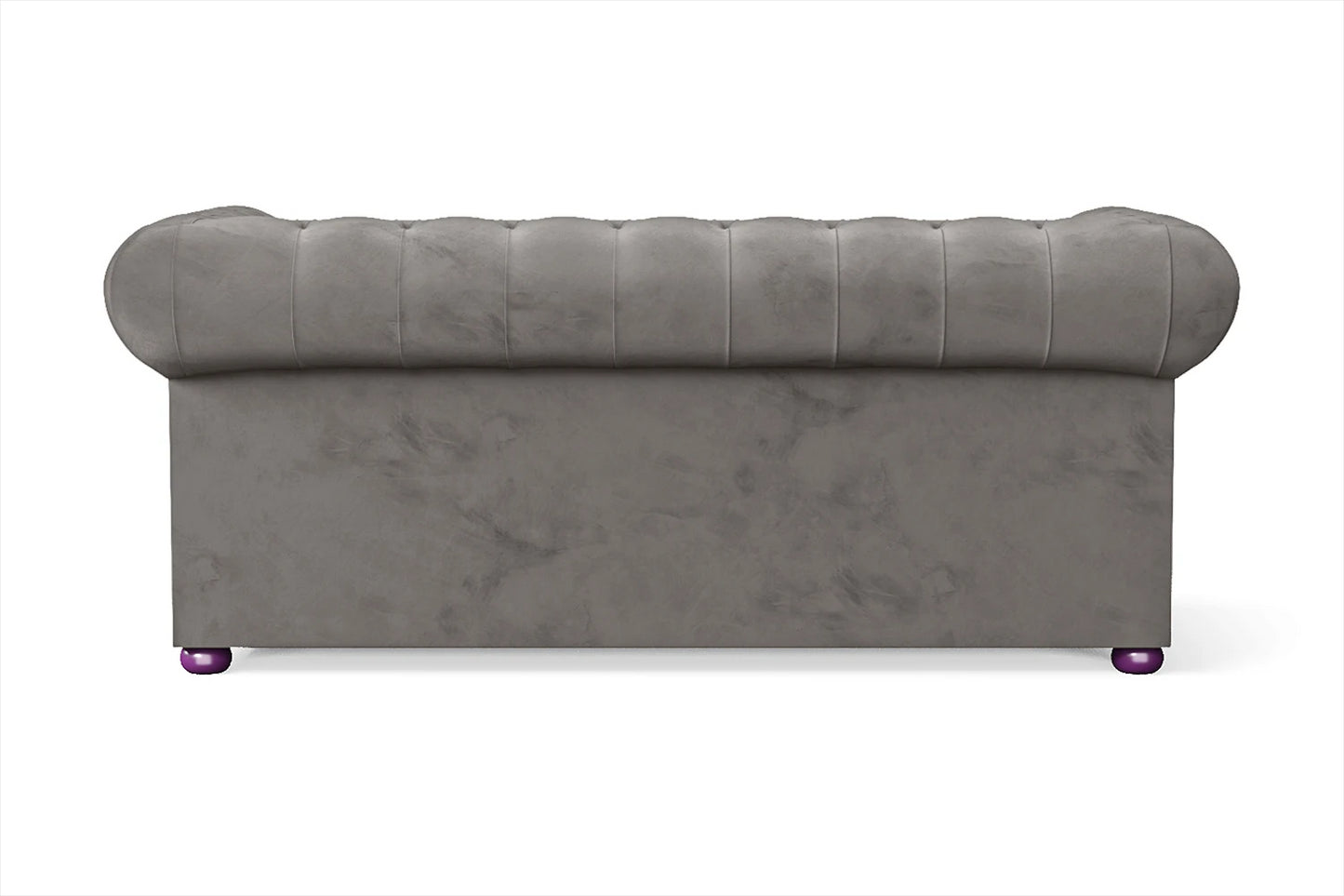 Cuneo 2 Seater Sofa Grey Velvet