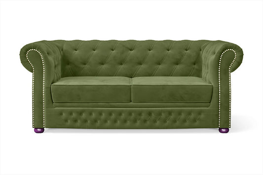 Cuneo 2 Seater Sofa Lime Velvet