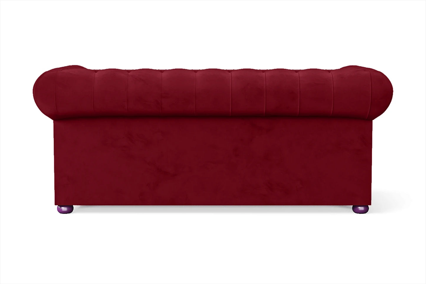 Cuneo 2 Seater Sofa Red Velvet