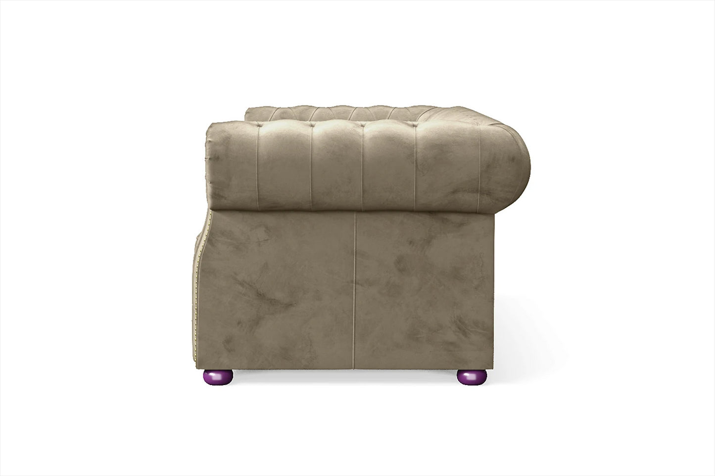 Cuneo 2 Seater Sofa Sand Velvet