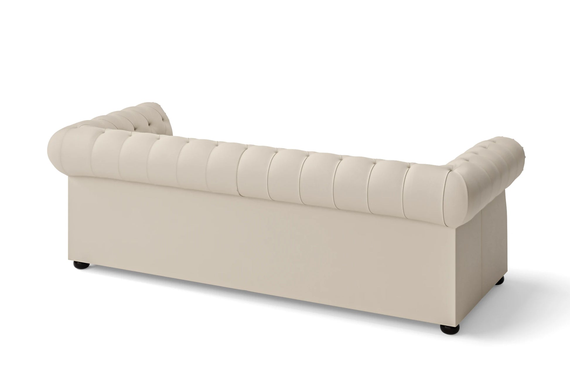 Cuneo 3 Seater Sofa Cream Leather