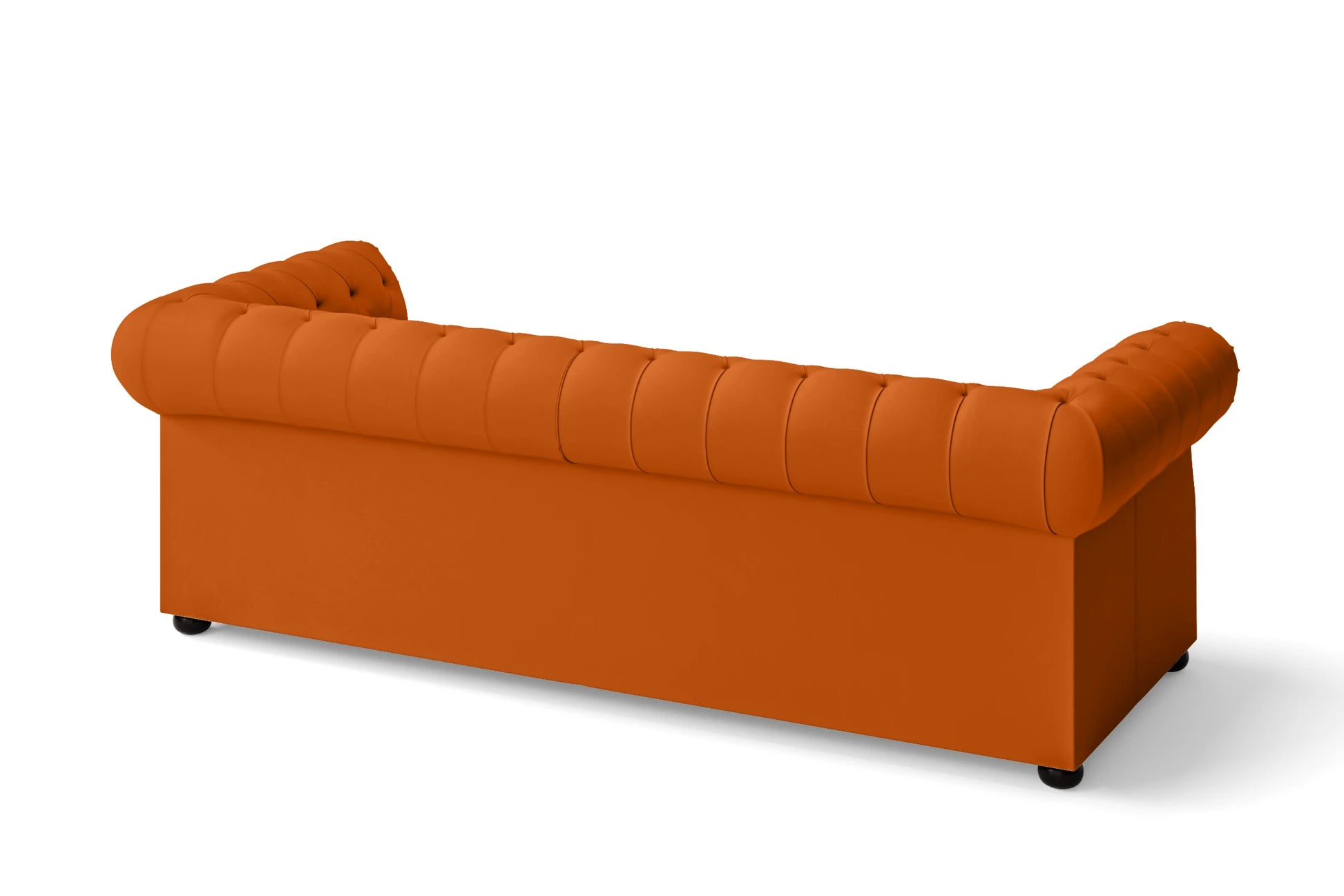 Cuneo 3 Seater Sofa Orange Leather