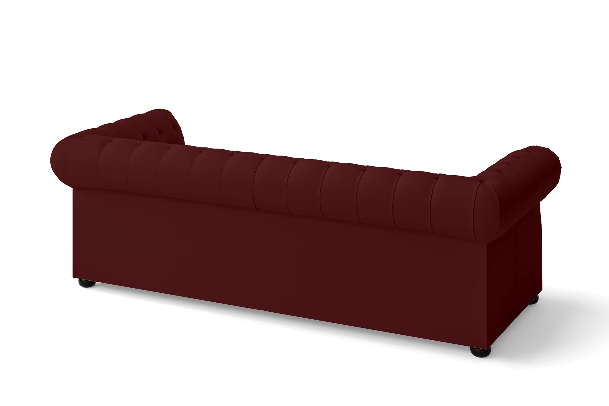 Cuneo 3 Seater Sofa Red Leather