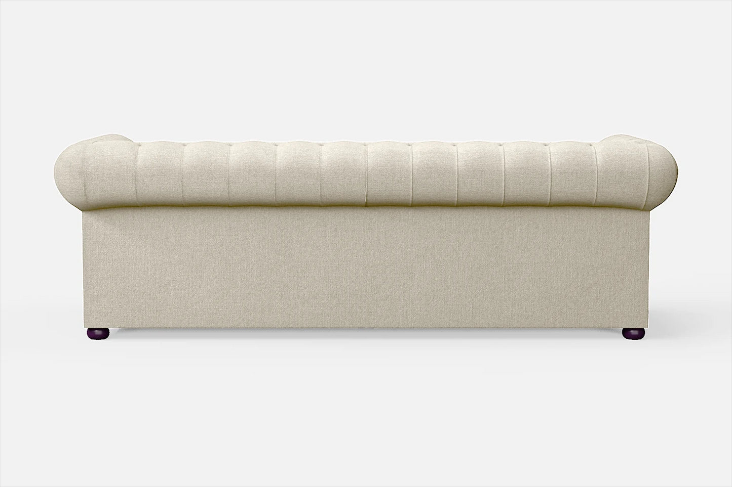 Cuneo 3 Seater Sofa Cream Linen Fabric