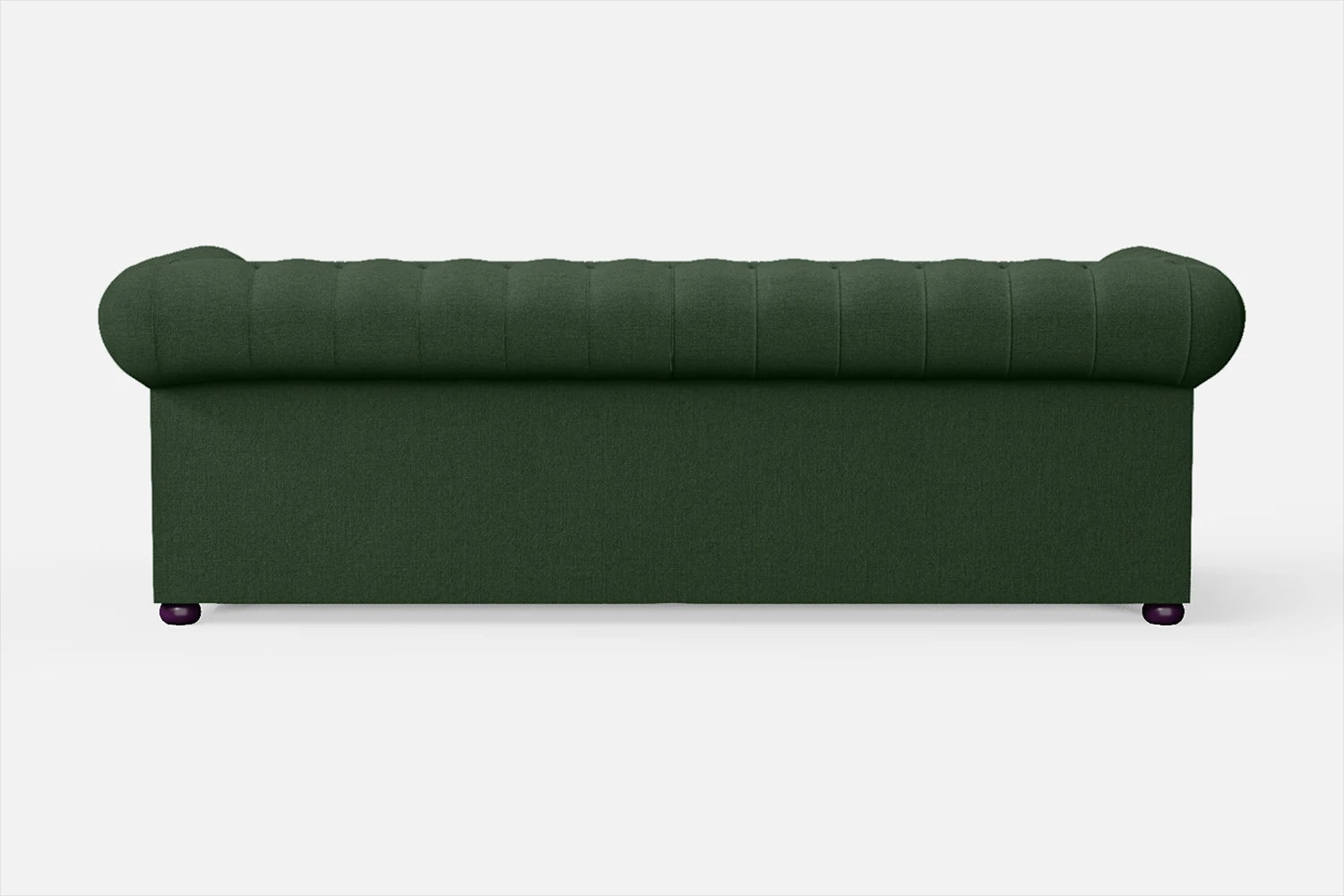 Cuneo 3 Seater Sofa Forest Green Linen Fabric