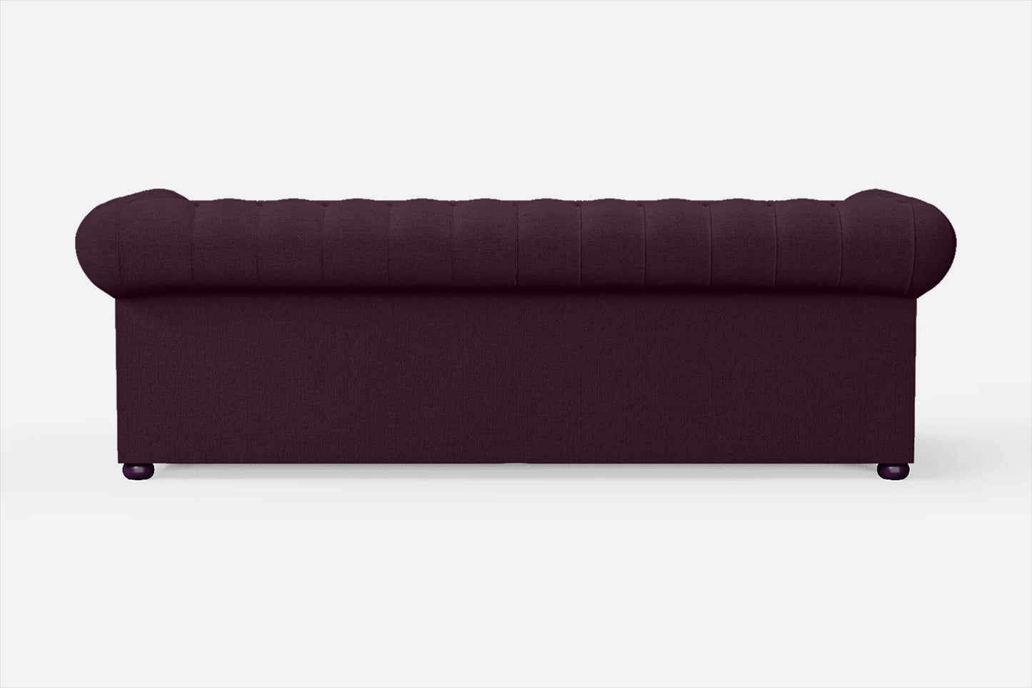 Cuneo 3 Seater Sofa Purple Linen Fabric