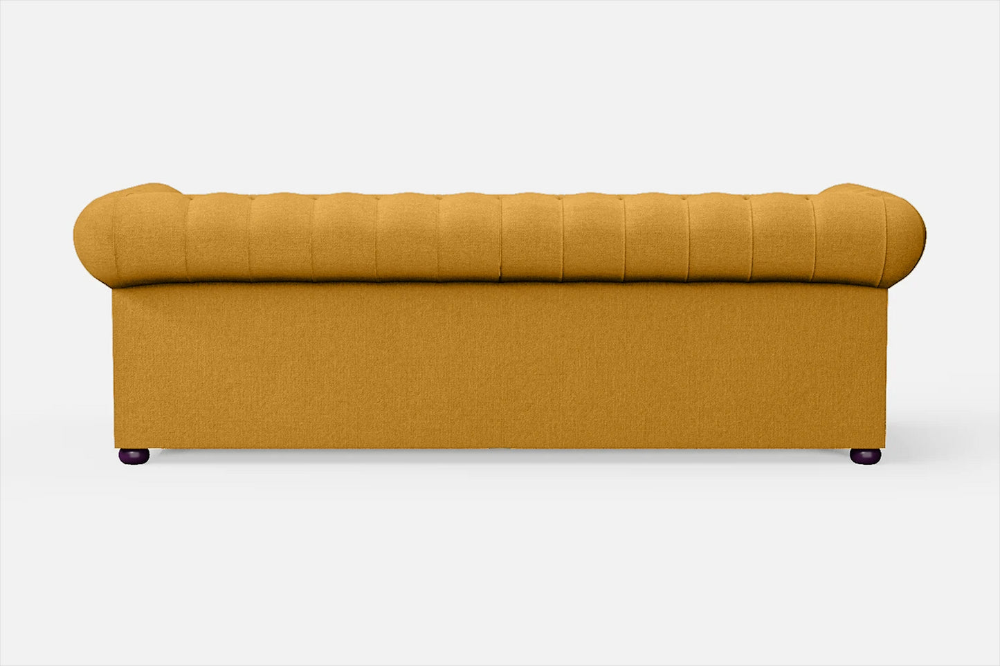 Cuneo 3 Seater Sofa Yellow Linen Fabric