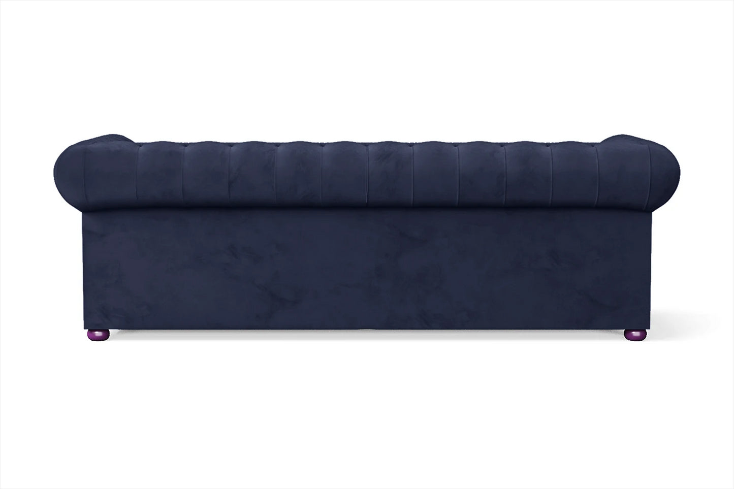 Cuneo 3 Seater Sofa Dark Blue Velvet