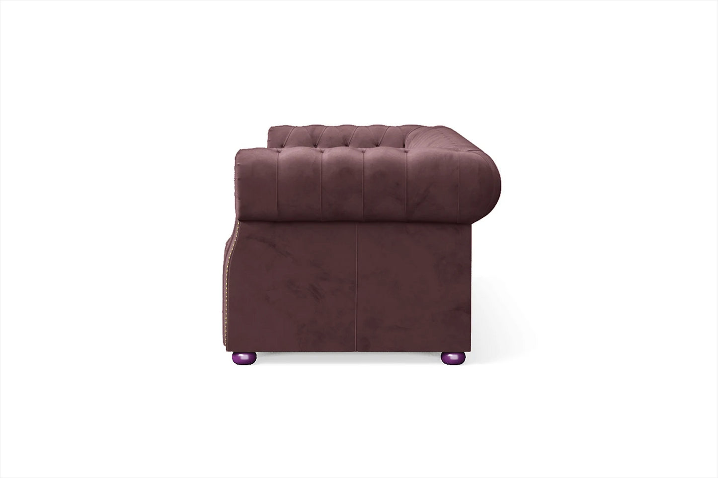 Cuneo 3 Seater Sofa Grape Velvet