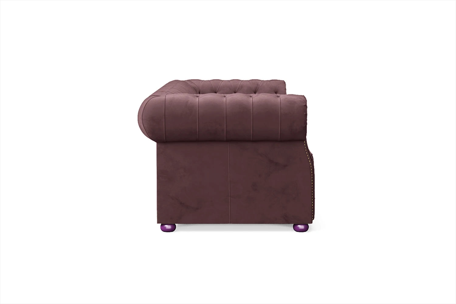 Cuneo 3 Seater Sofa Grape Velvet