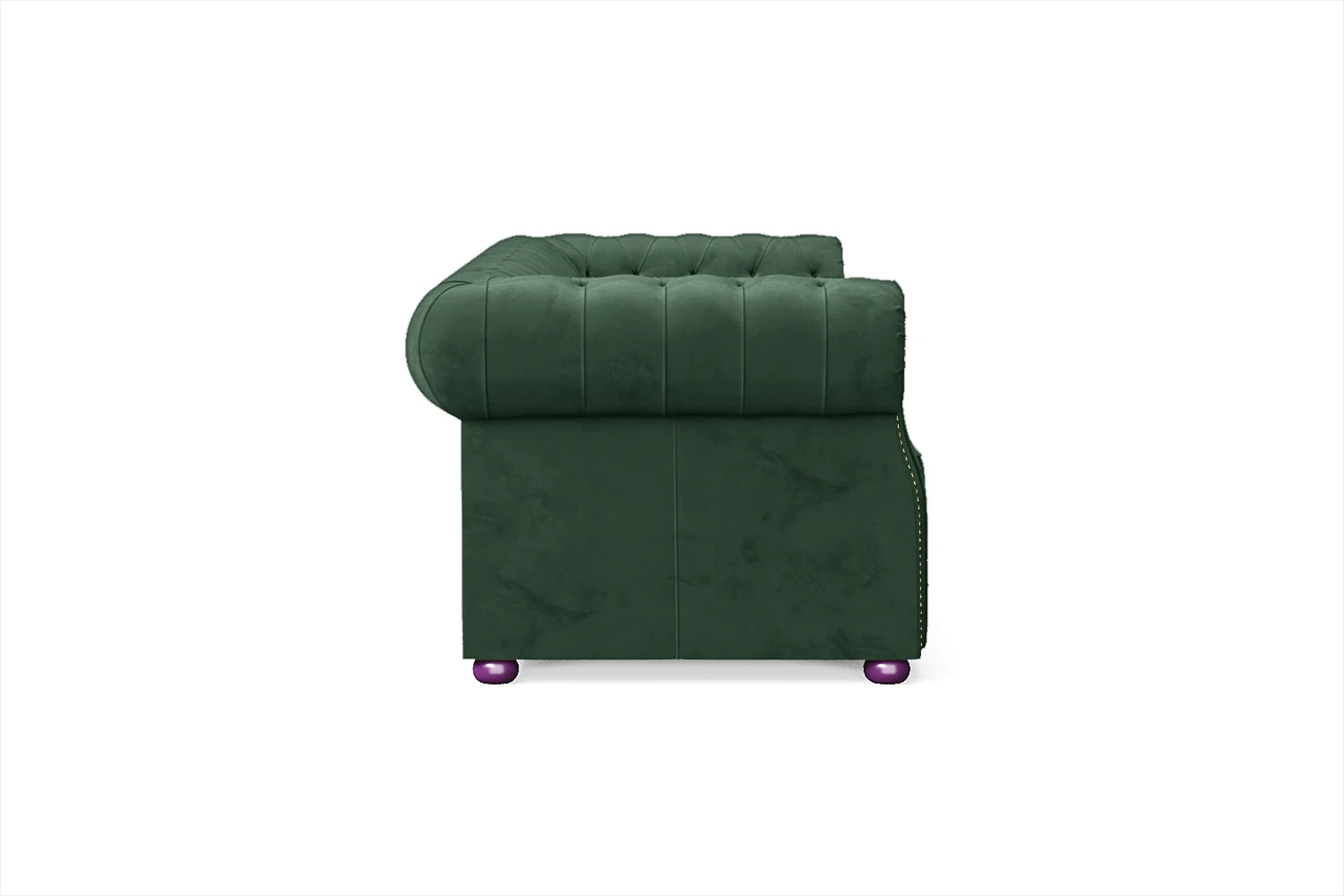 Cuneo 3 Seater Sofa Green Velvet