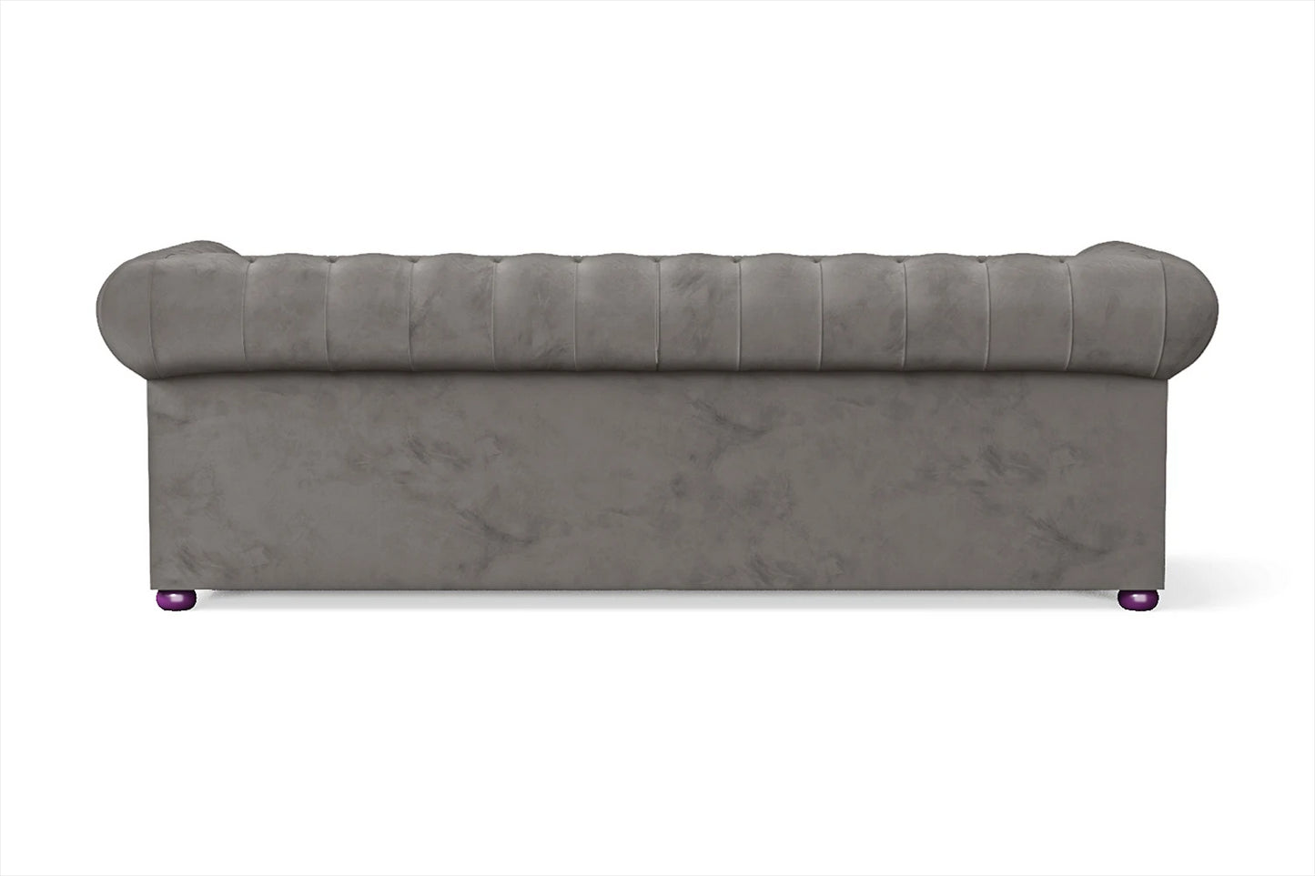 Cuneo 3 Seater Sofa Grey Velvet