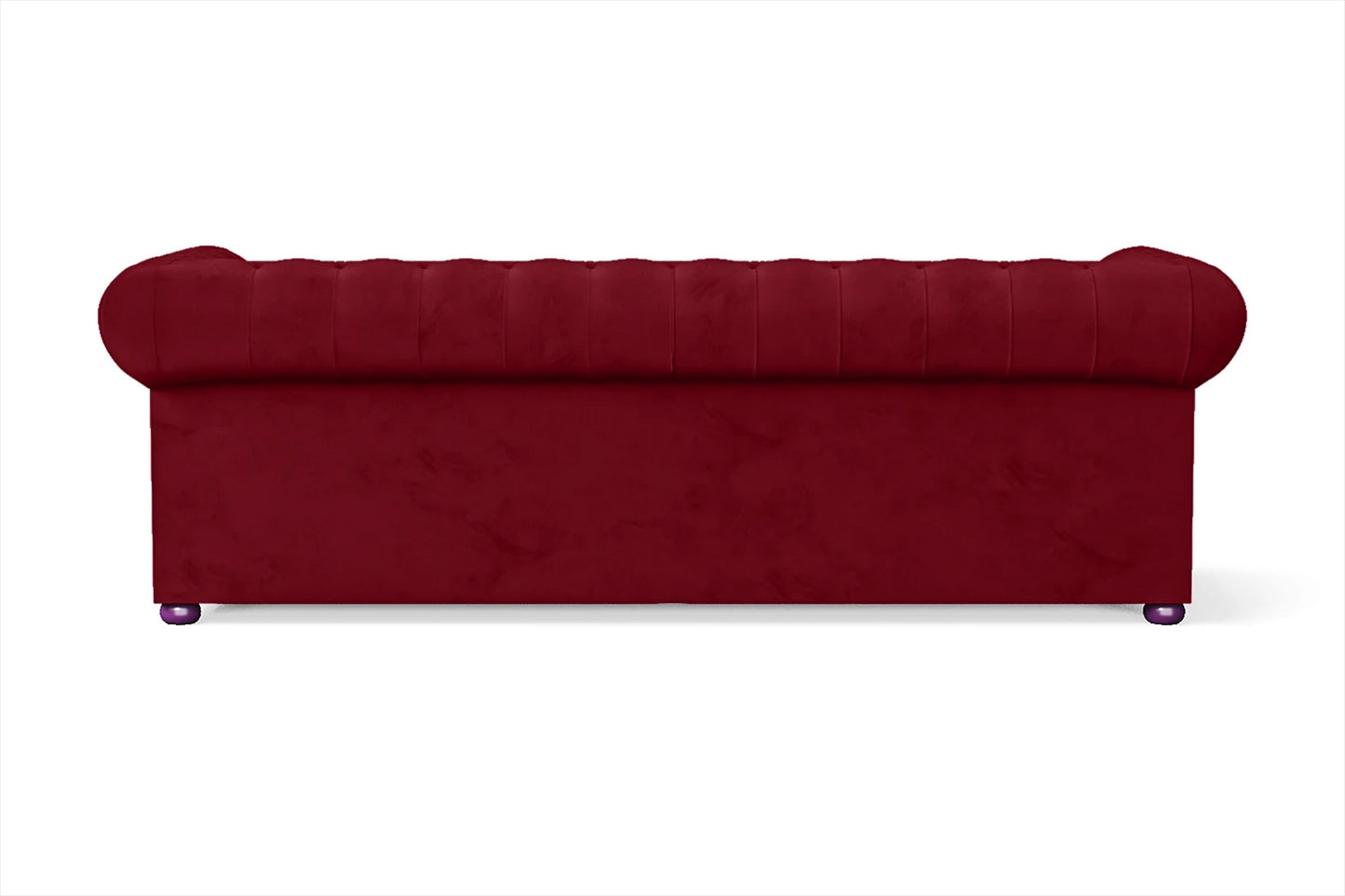 Cuneo 3 Seater Sofa Red Velvet