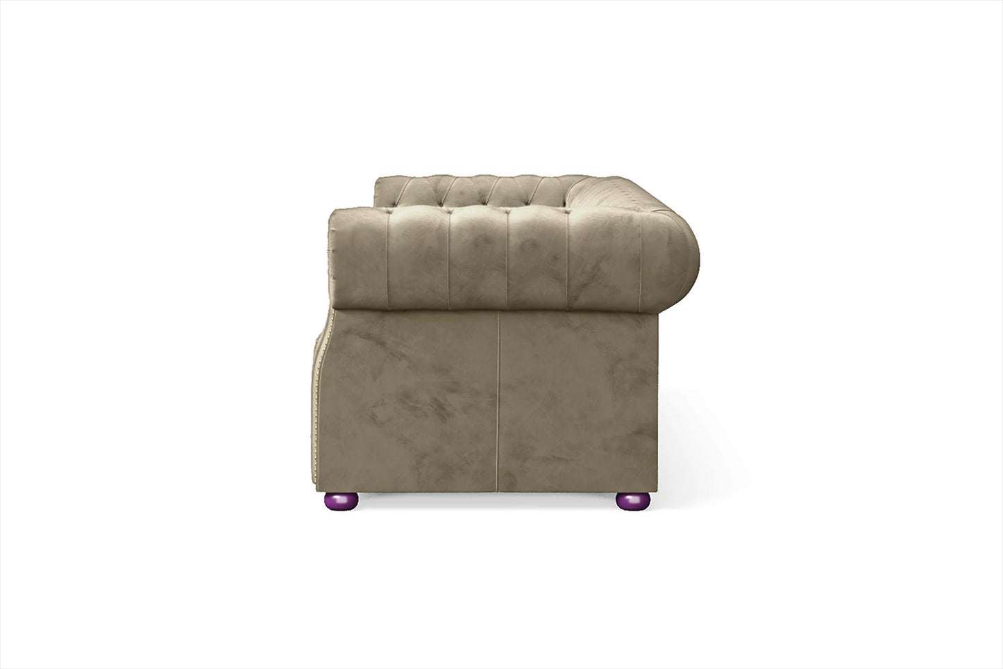 Cuneo 3 Seater Sofa Sand Velvet