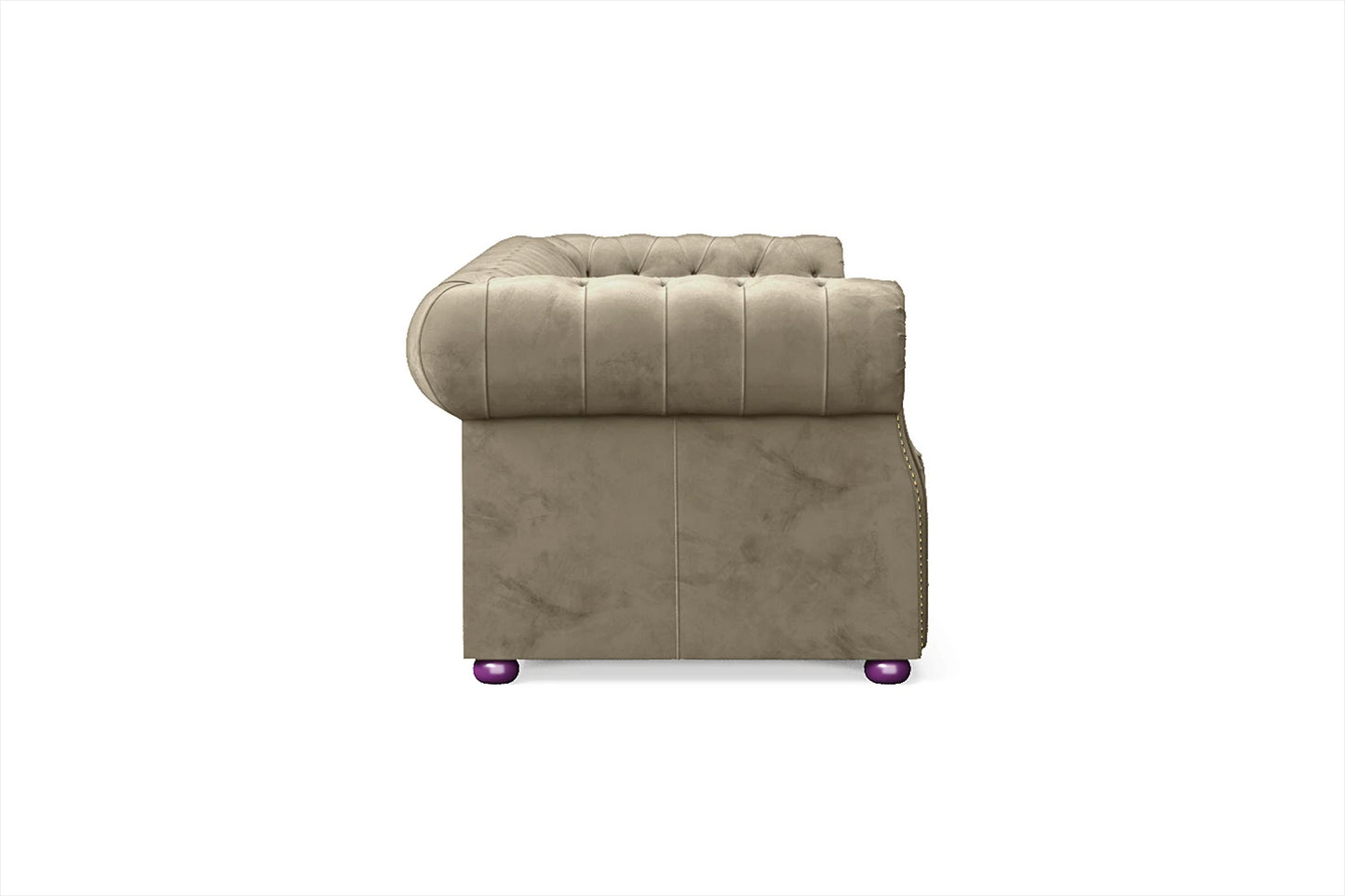 Cuneo 3 Seater Sofa Sand Velvet