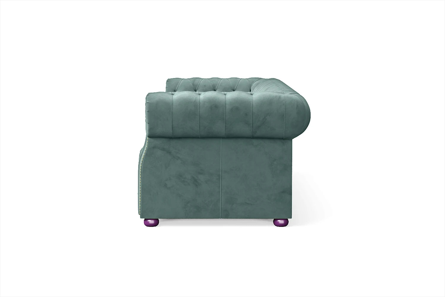 Cuneo 3 Seater Sofa Teal Velvet