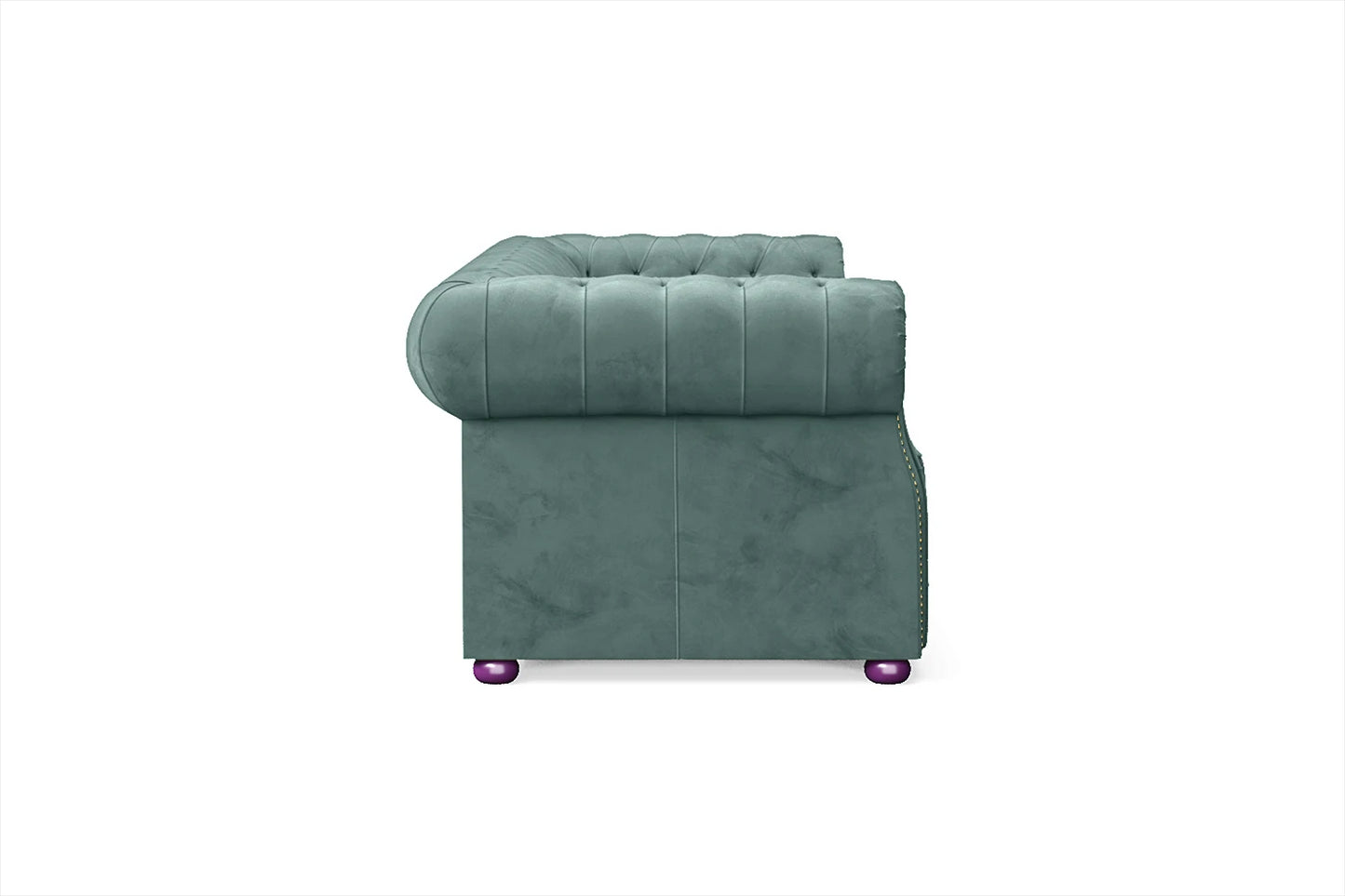 Cuneo 3 Seater Sofa Teal Velvet