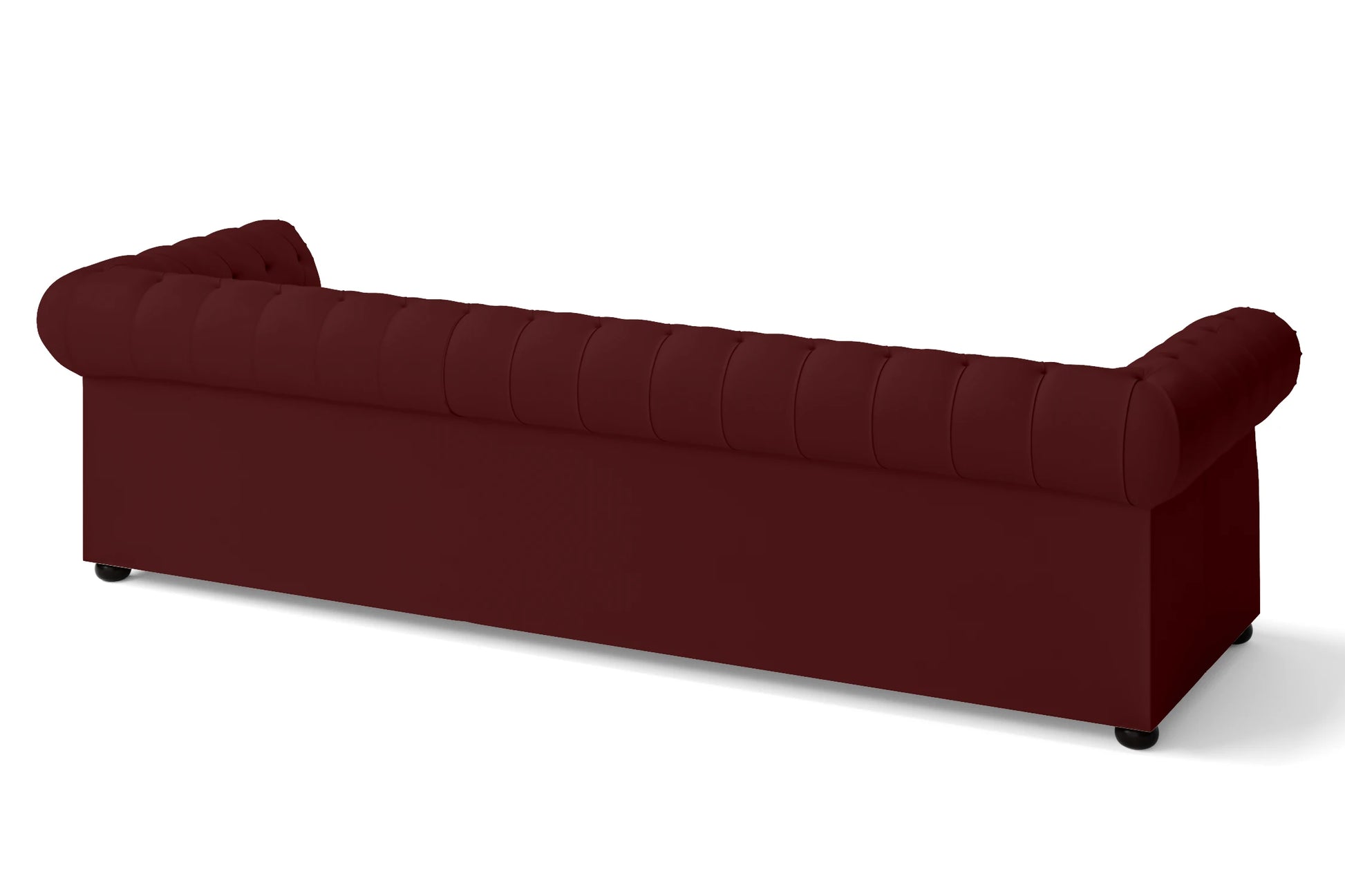 Cuneo 4 Seater Sofa Red Leather