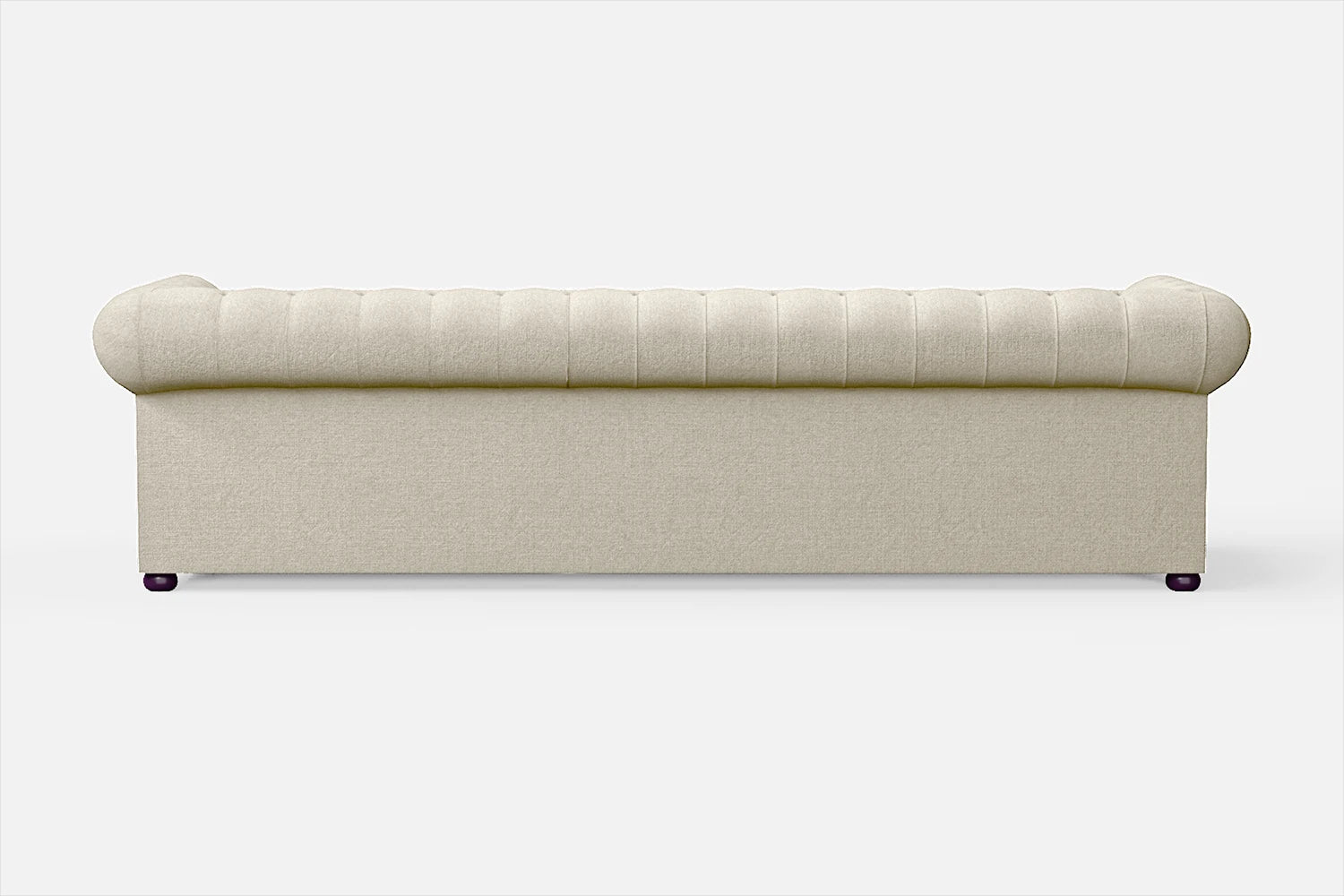 Cuneo 4 Seater Sofa Cream Linen Fabric