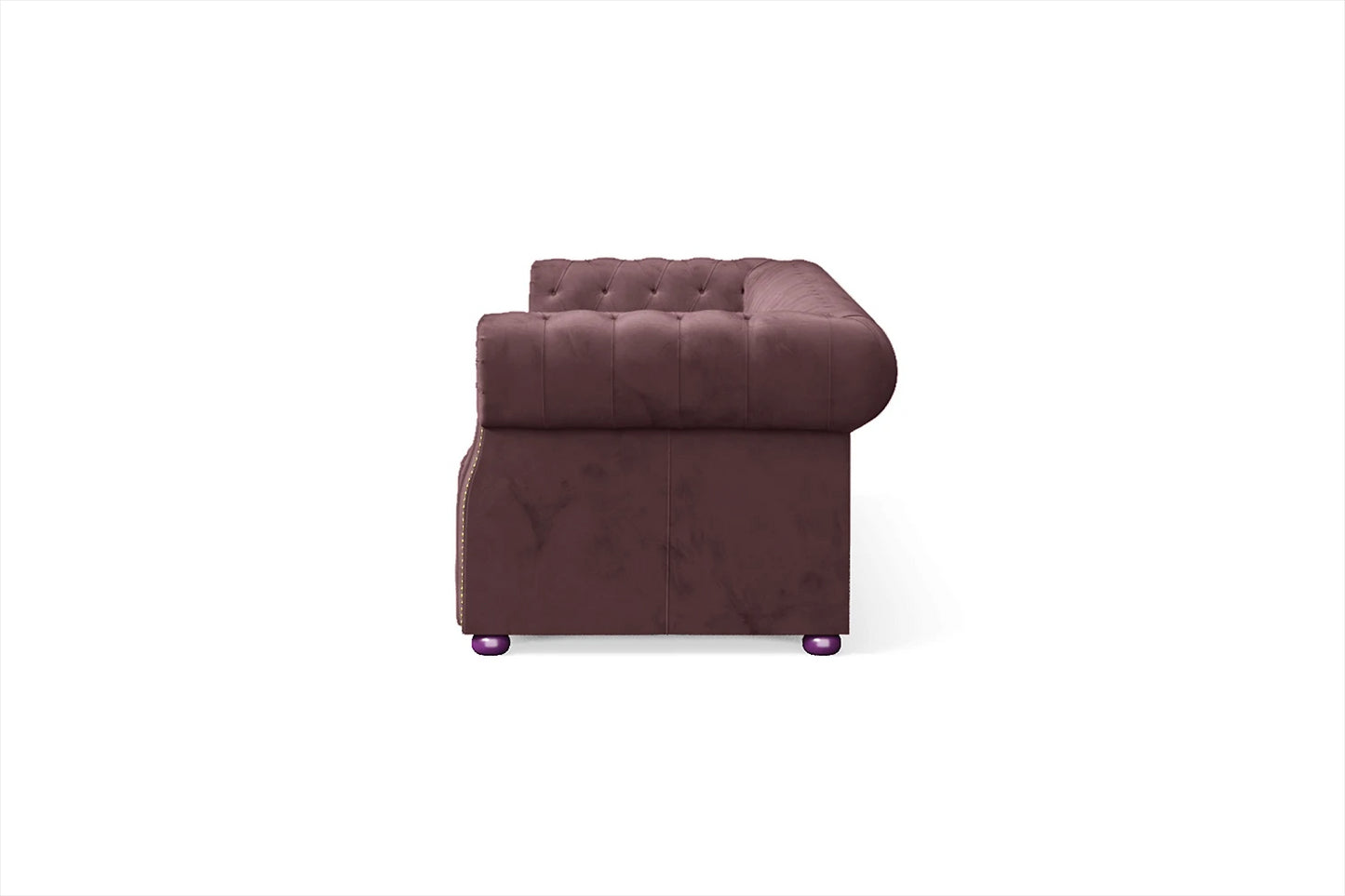 Cuneo 4 Seater Sofa Grape Velvet