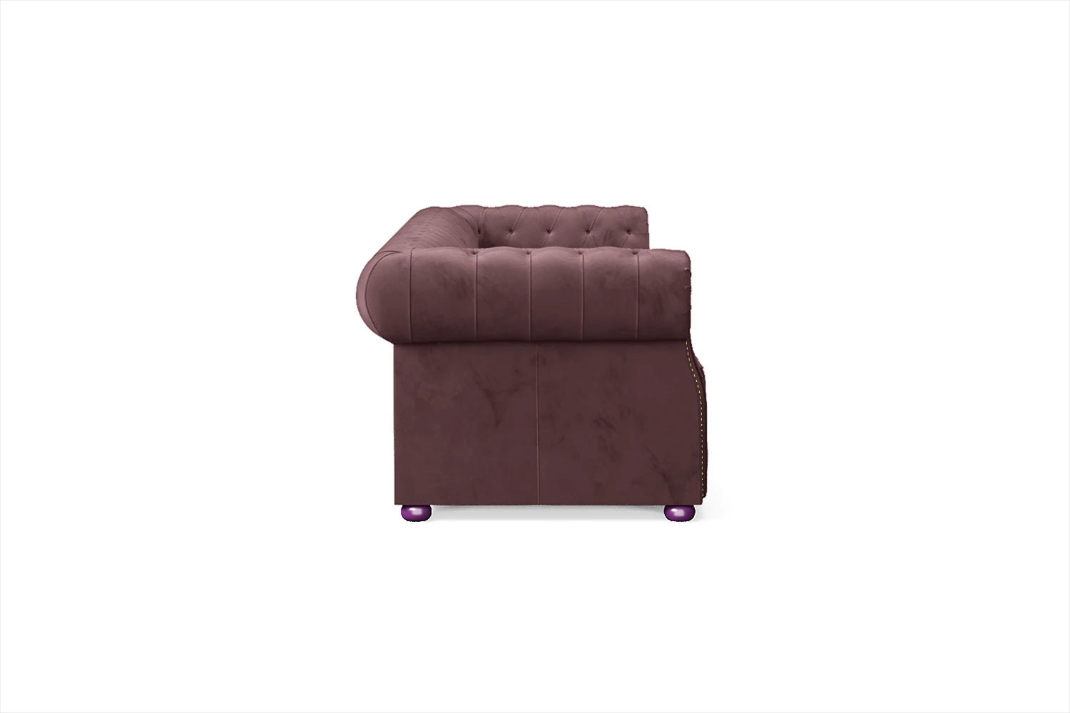 Cuneo 4 Seater Sofa Grape Velvet