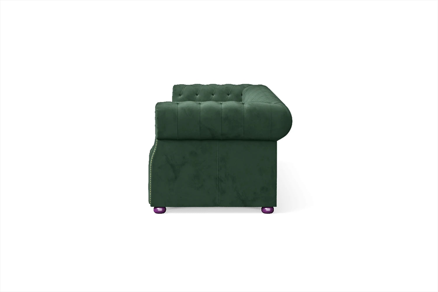 Cuneo 4 Seater Sofa Green Velvet