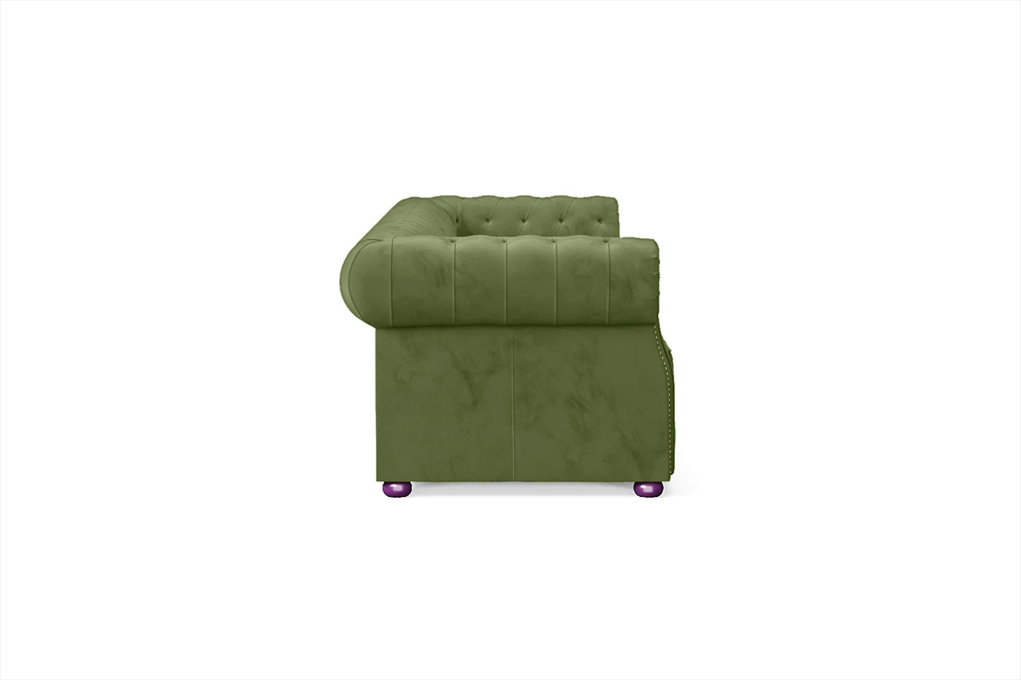 Cuneo 4 Seater Sofa Lime Velvet