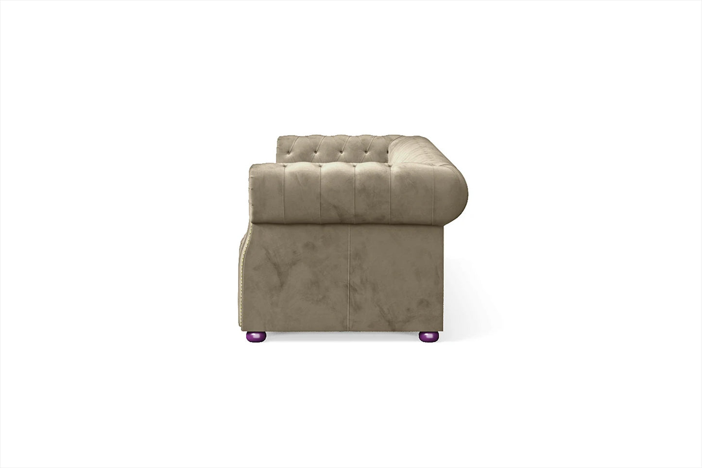 Cuneo 4 Seater Sofa Sand Velvet