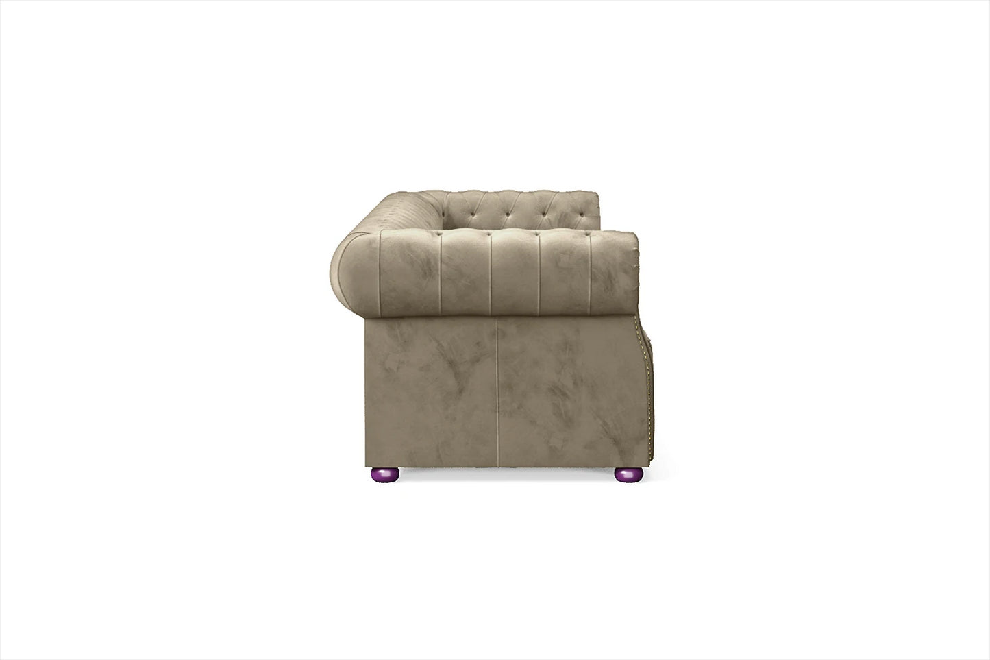 Cuneo 4 Seater Sofa Sand Velvet