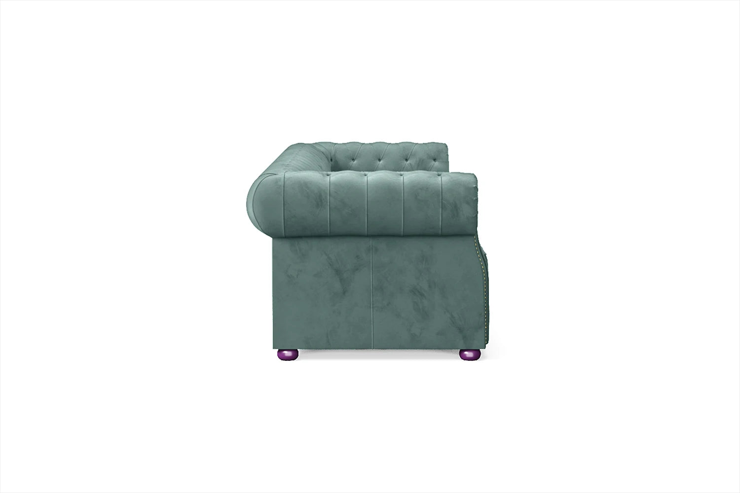 Cuneo 4 Seater Sofa Teal Velvet