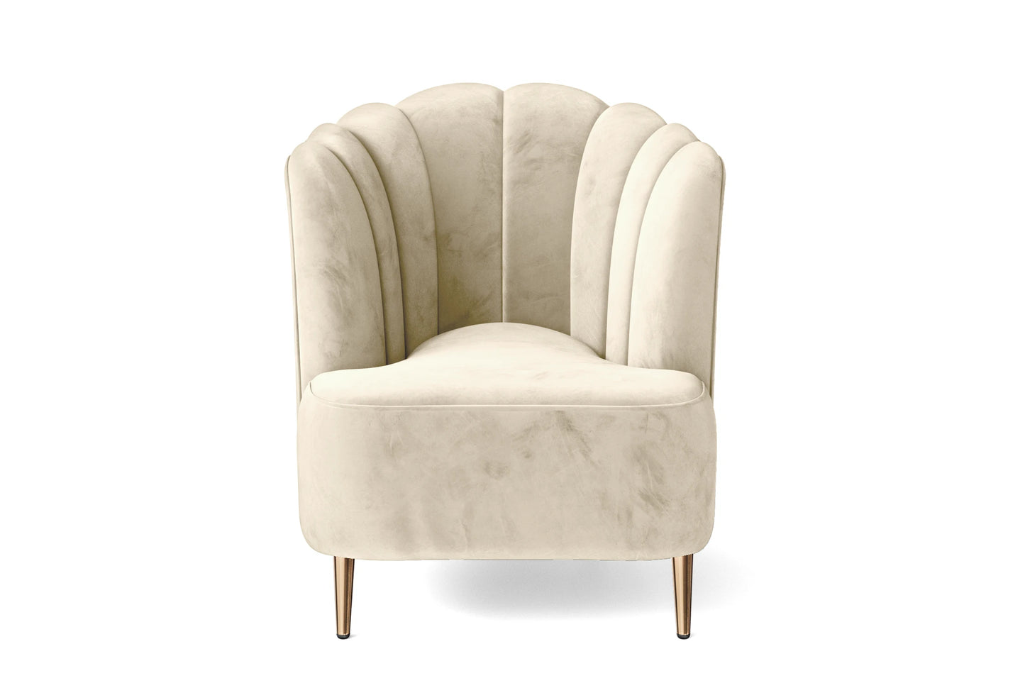 Elena Armchair Cream Velvet