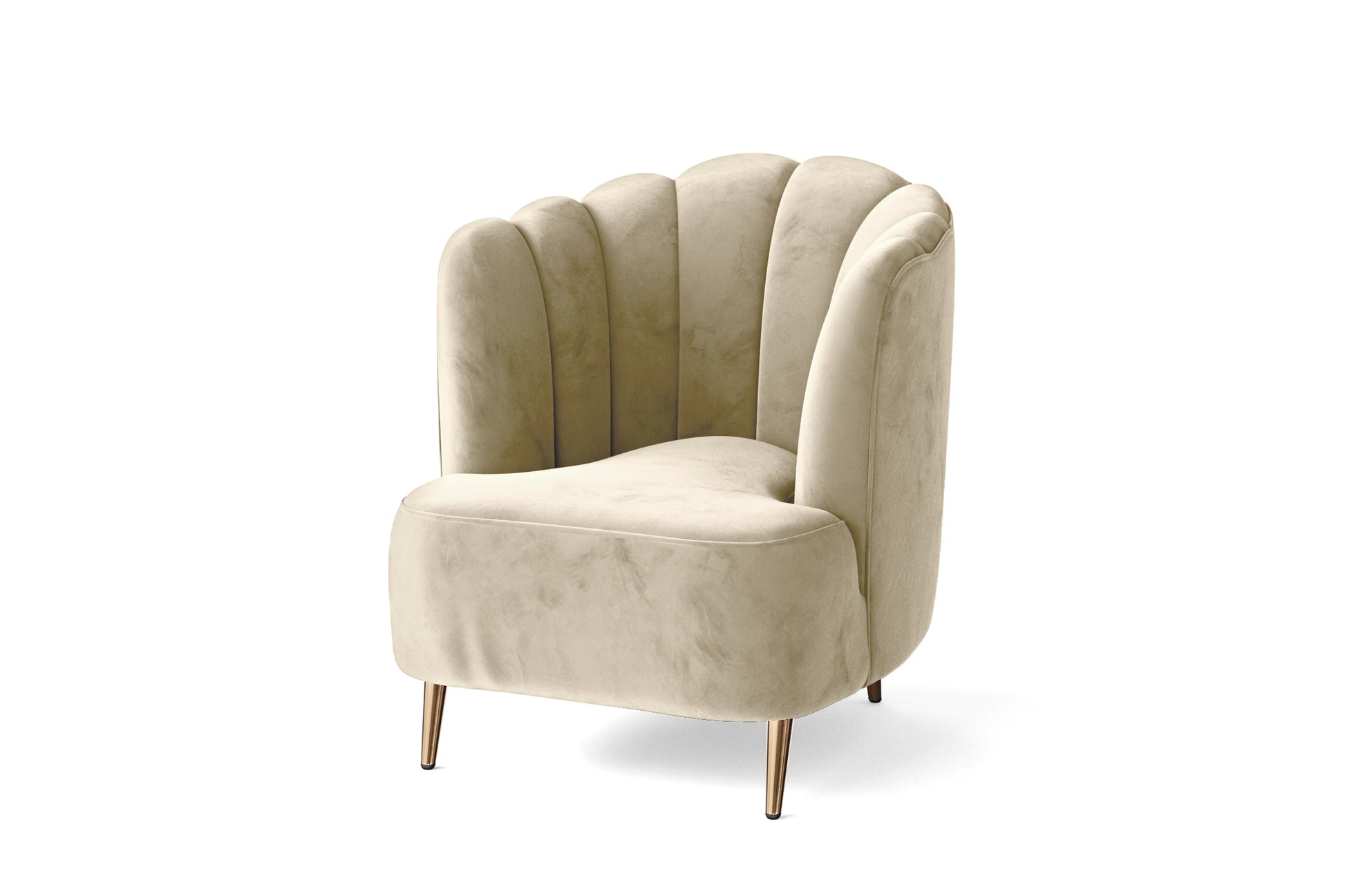 Elena Armchair Cream Velvet