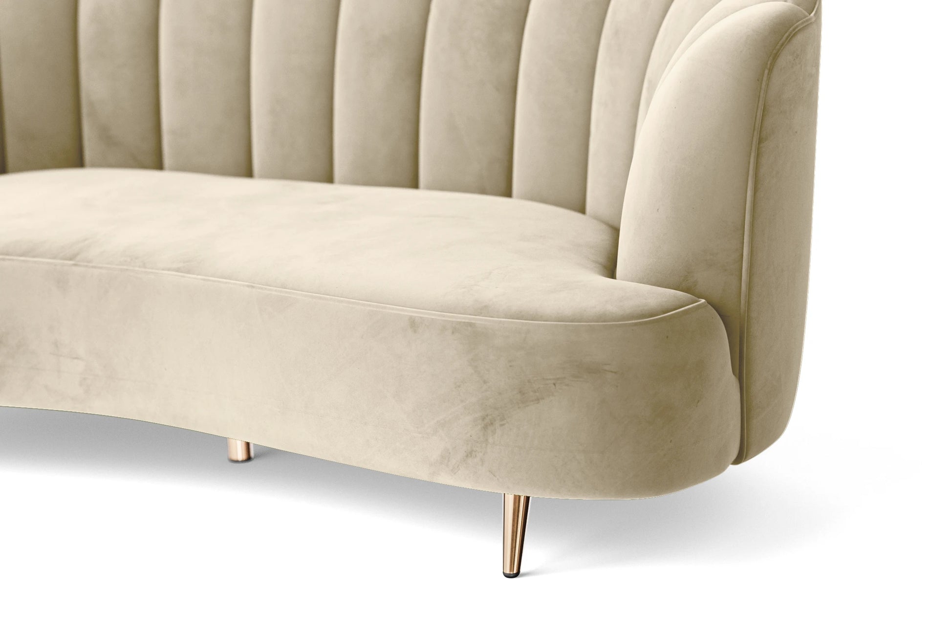 Elena Armchair Cream Velvet