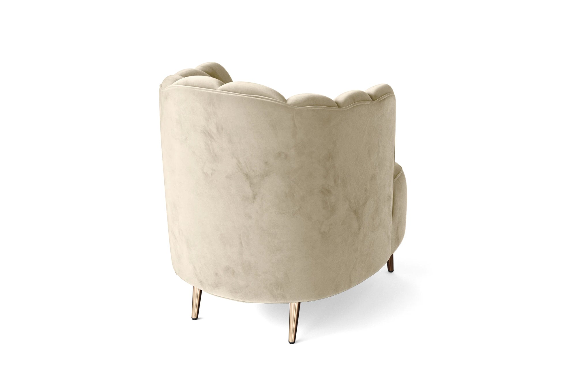 Elena Armchair Cream Velvet