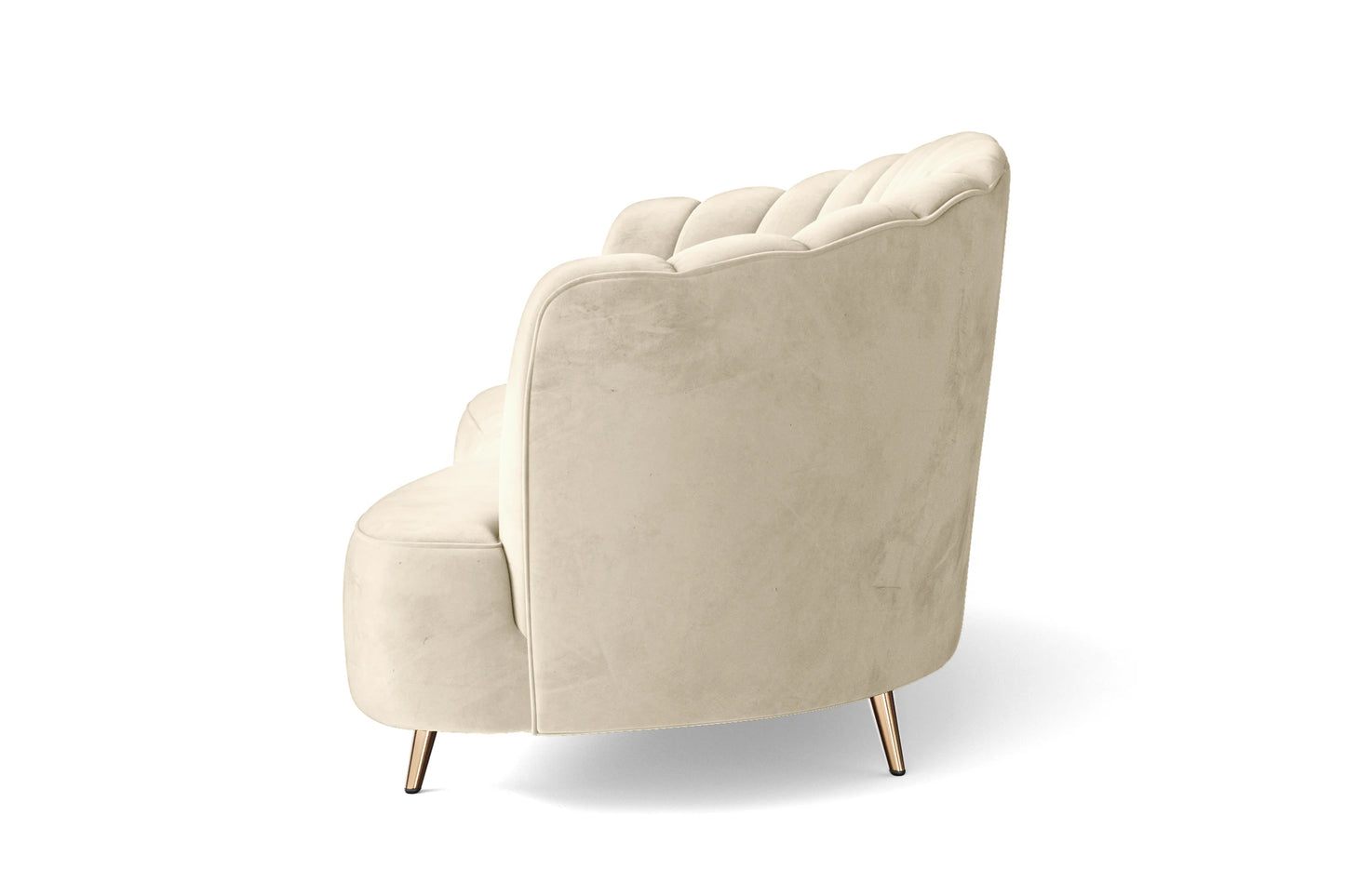 Elena 2 Seater Sofa Cream Velvet