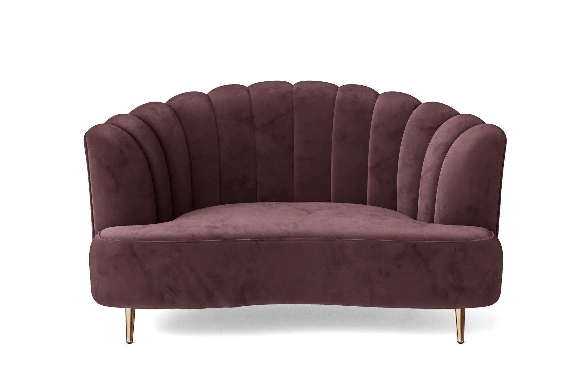 Elena 2 Seater Sofa Grape Velvet