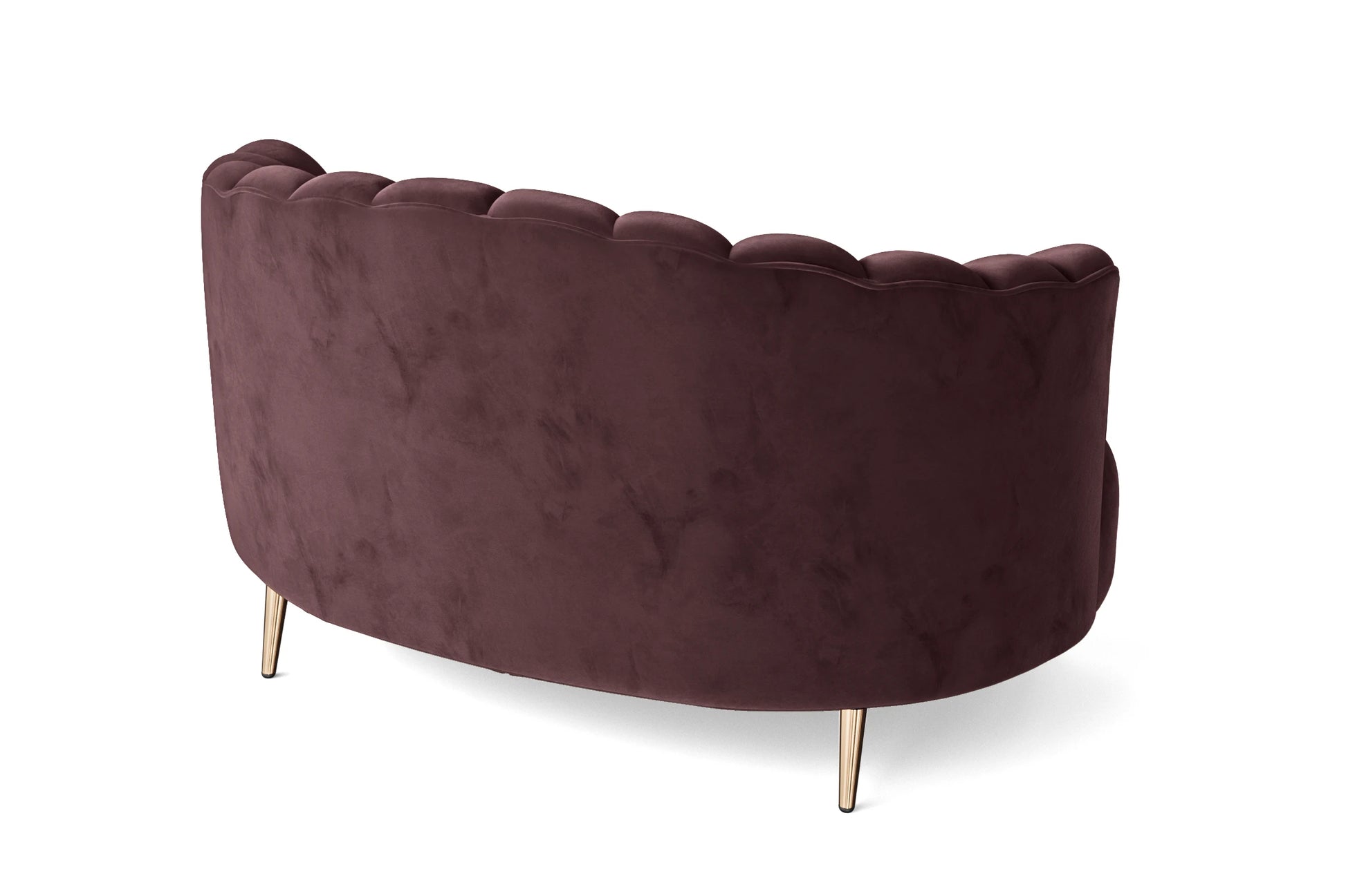 Elena 2 Seater Sofa Grape Velvet