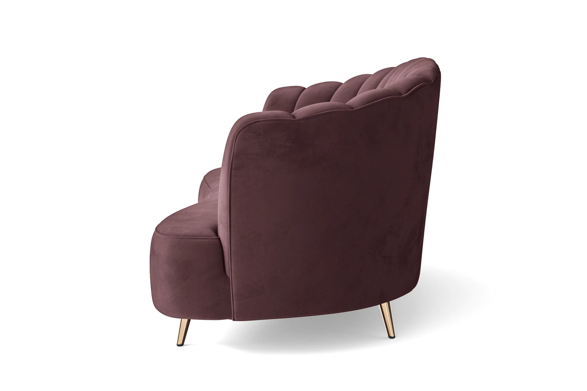 Elena 2 Seater Sofa Grape Velvet