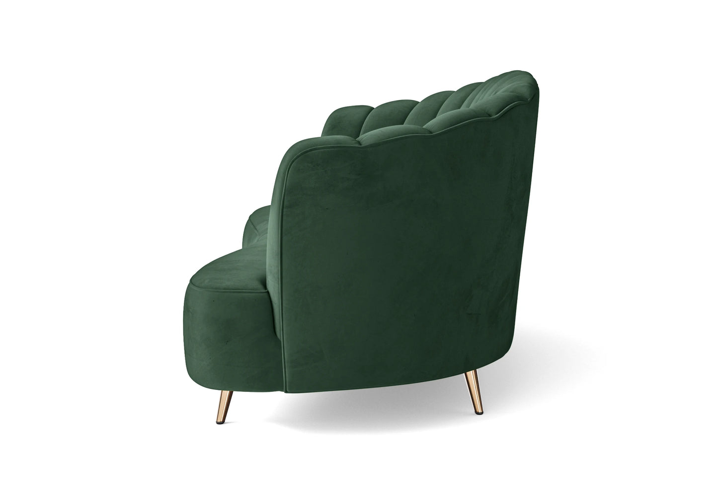 Elena 2 Seater Sofa Green Velvet