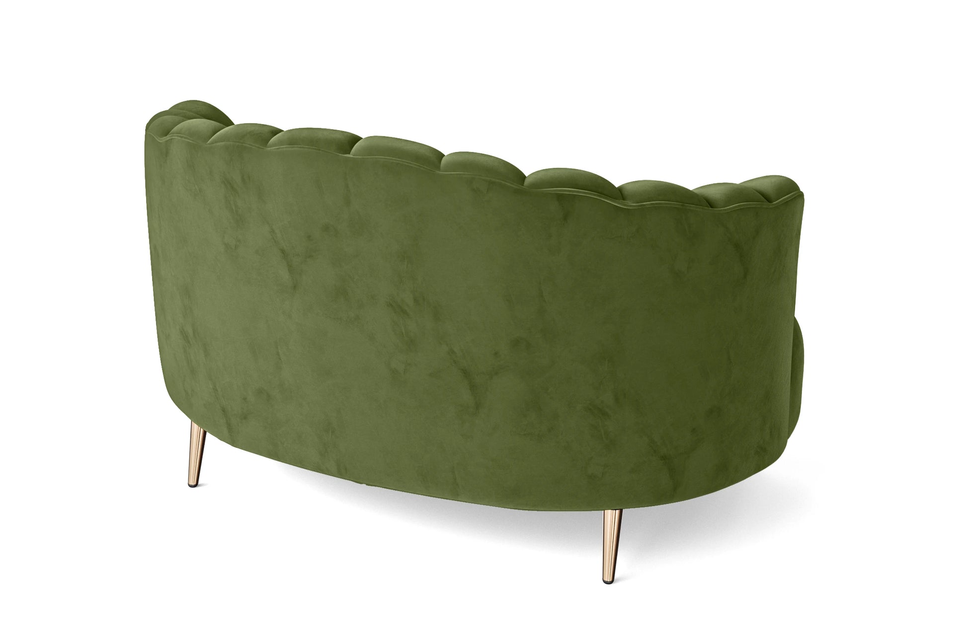 Elena 2 Seater Sofa Lime Velvet