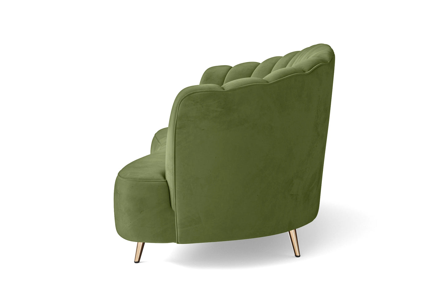 Elena 2 Seater Sofa Lime Velvet