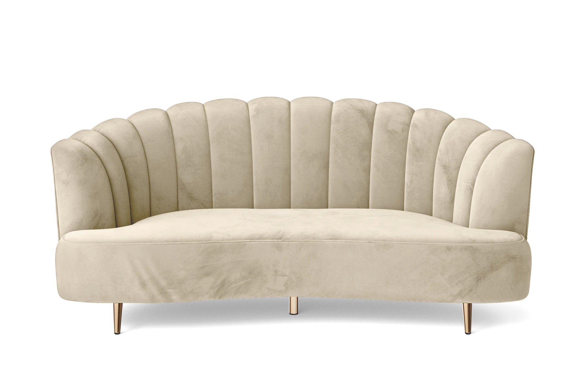 Elena 3 Seater Sofa Cream Velvet