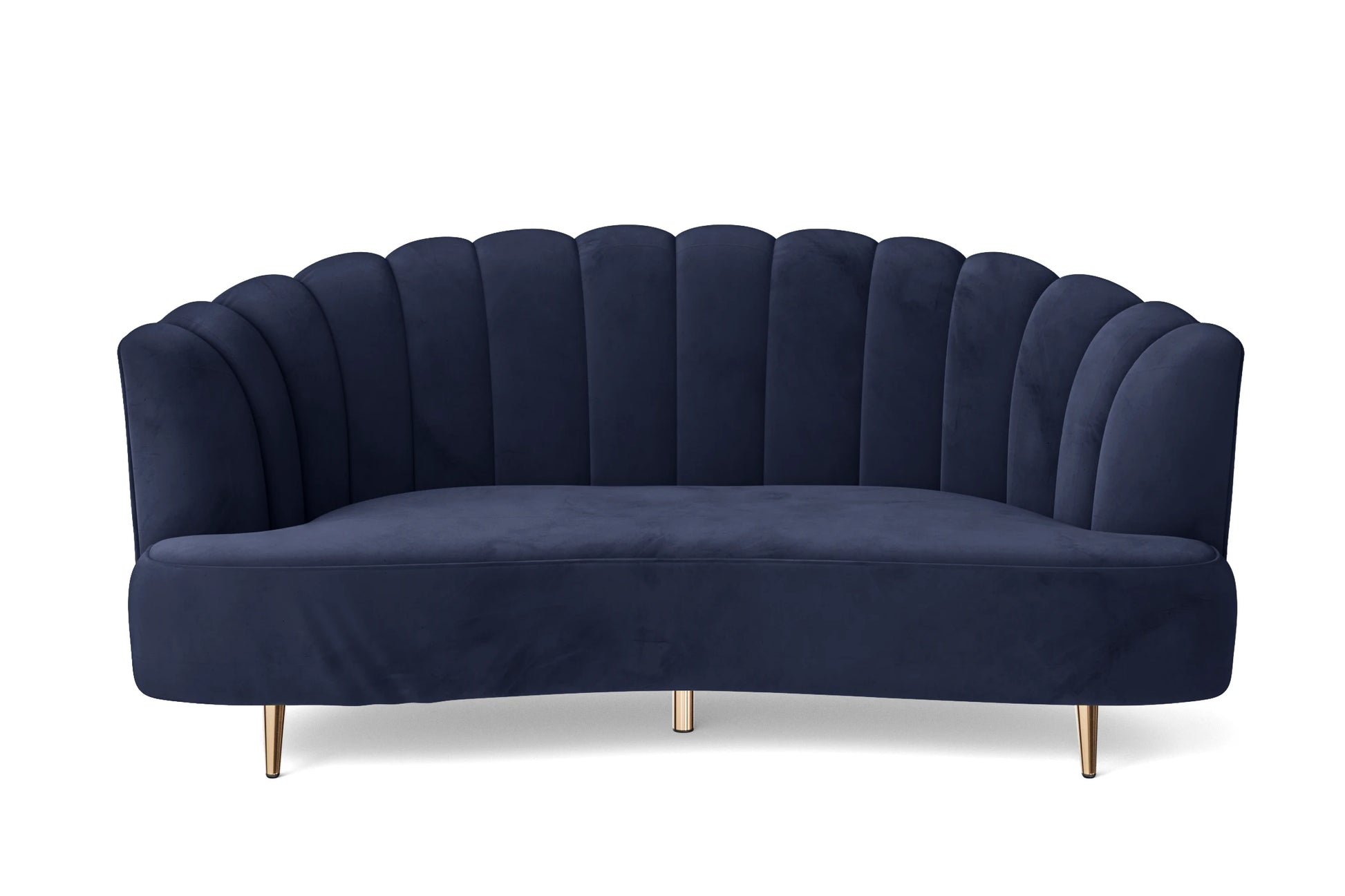 Elena 3 Seater Sofa Dark Blue Velvet