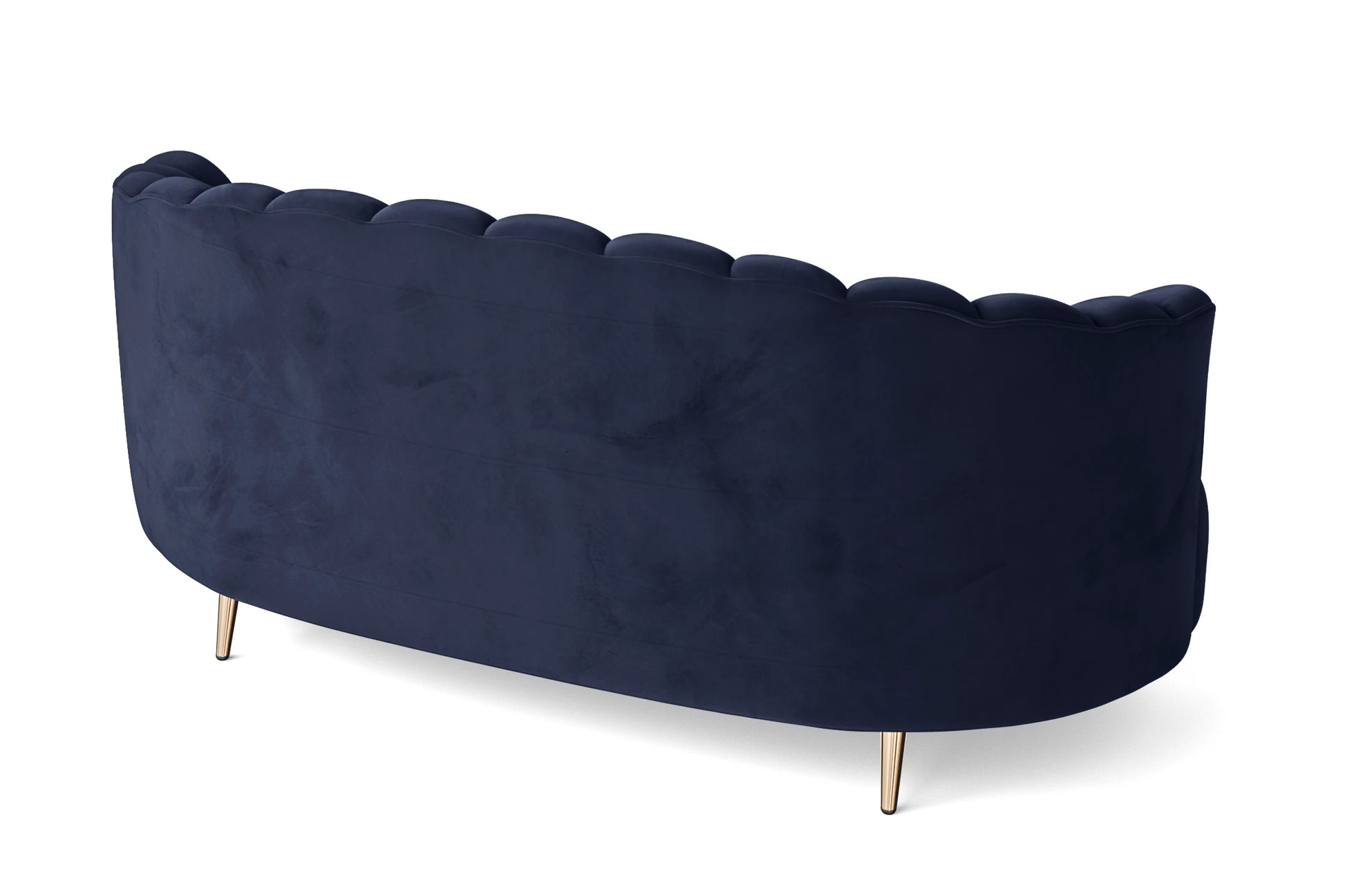 Elena 3 Seater Sofa Dark Blue Velvet