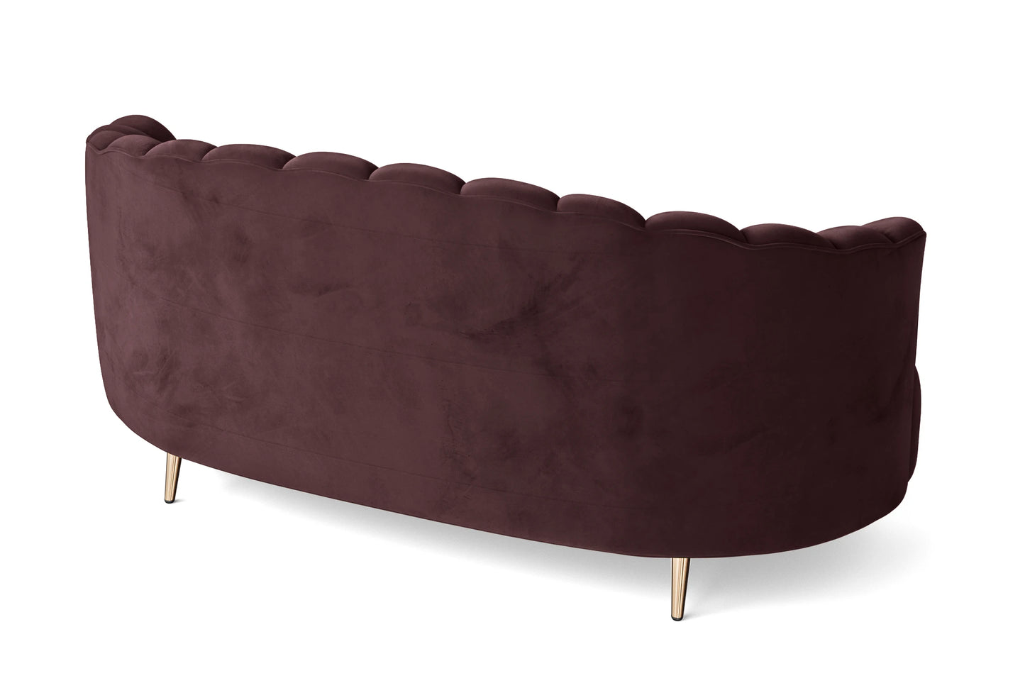 Elena 3 Seater Sofa Grape Velvet