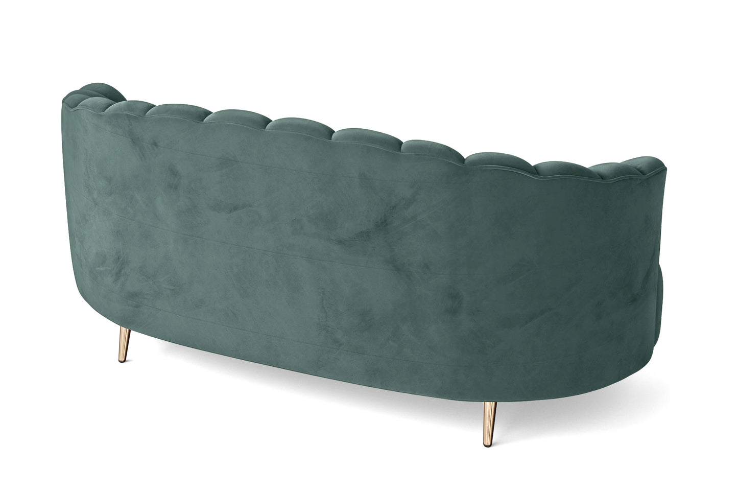 Elena 3 Seater Sofa Teal Velvet