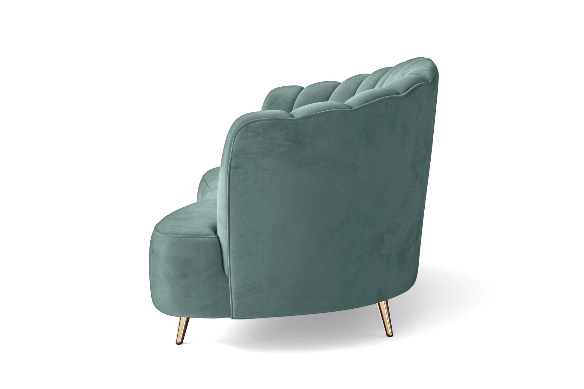 Elena 3 Seater Sofa Teal Velvet