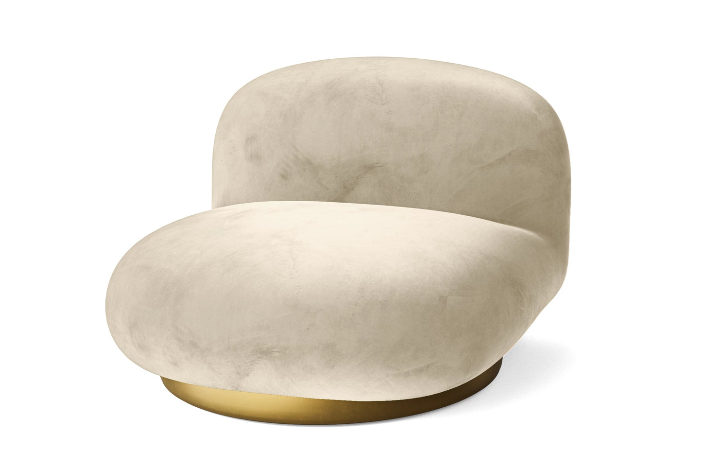 Elkton Armchair Cream Velvet