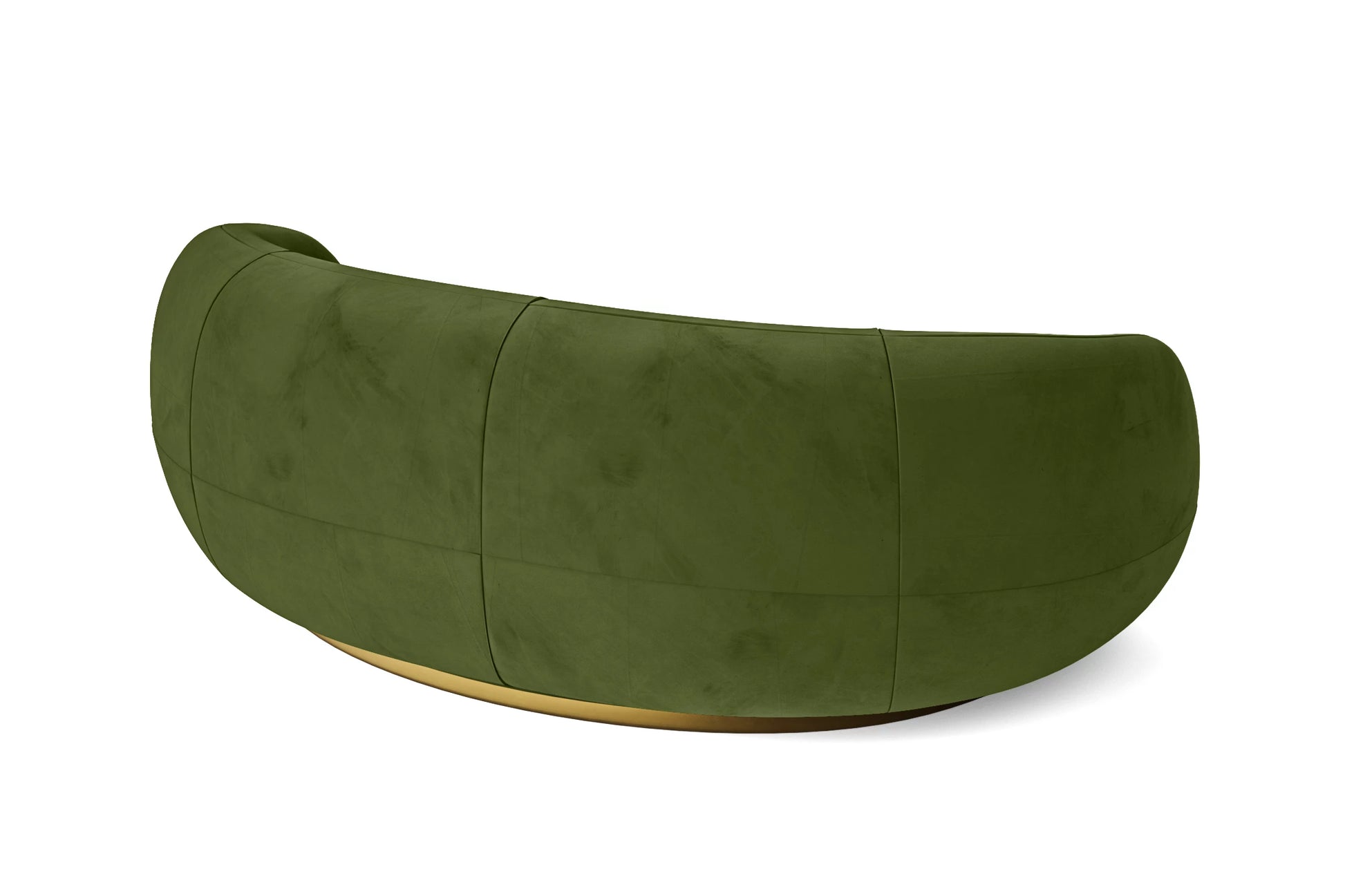 Elkton 3 Seater Sofa Lime Velvet