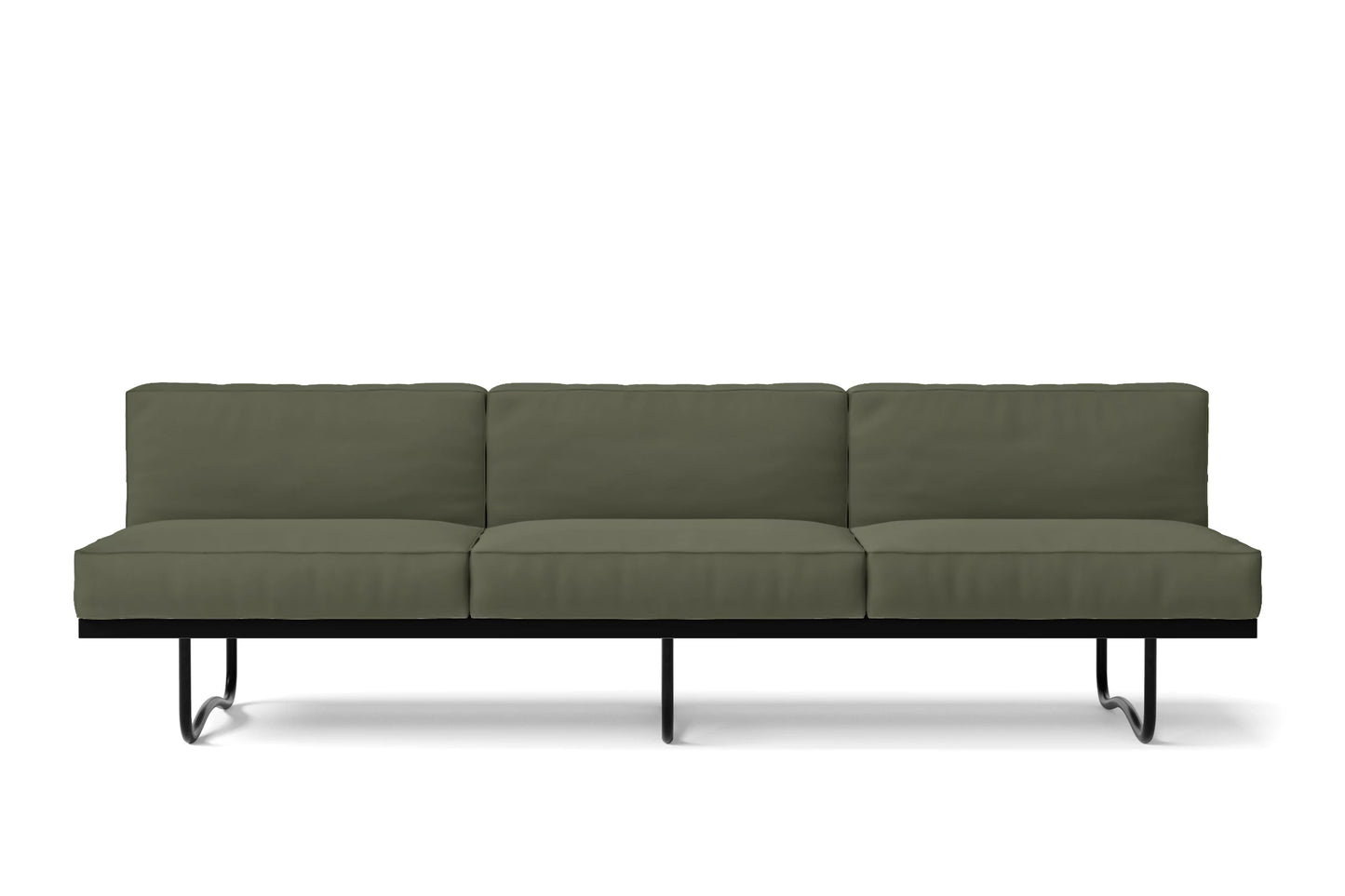 Emilia 3 Seater Sofa Sage Leather